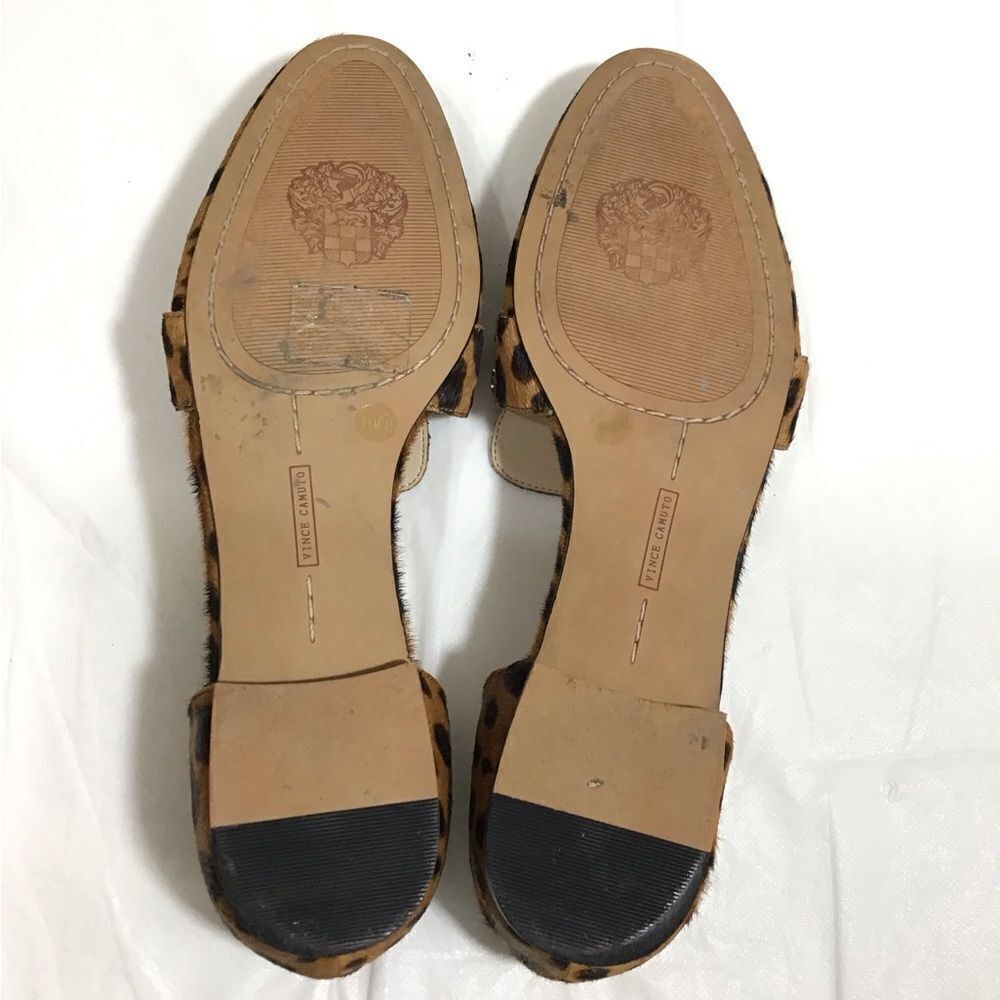 Vince Camuto Wenerly Cow Hair Studded Flat Shoes Size 9 1/2 - Picture 7 of 9
